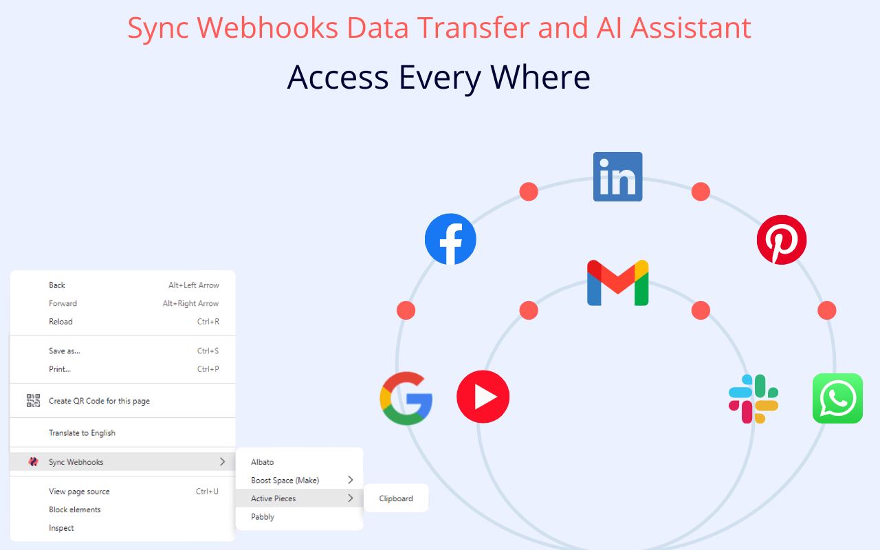 Sync Webhooks Data Transfer And AI Assistant Access Everywhere